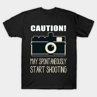 Photographer Camera Funny Saying T-Shirt